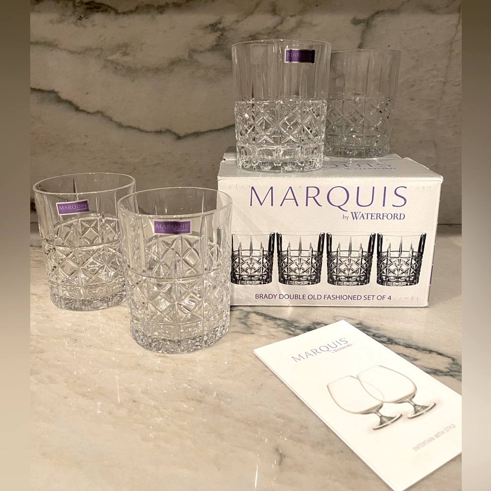 Marquis by Waterford Brady DOF NWT New glasses, box a little worn out
